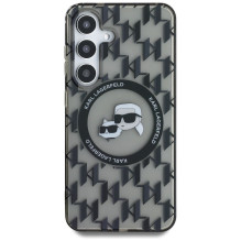 KARL LAGERFELD dėklas, skirtas SAMSUNG S25 KLHMS25SHMCKMHK (magnetinės IML metalinės monograminės KC galvutės), juodas KARL LAGERFELD dėklas, skirtas SAMSUNG S25 KLHMS25SHMCKMHK (magnetinės IML metalinės monograminės KC galvutės), juodas
