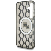 KARL LAGERFELD dėklas, skirtas SAMSUNG S25 KLHMS25SHMCKMHK (magnetinės IML metalinės monograminės KC galvutės), juodas KARL LAGERFELD dėklas, skirtas SAMSUNG S25 KLHMS25SHMCKMHK (magnetinės IML metalinės monograminės KC galvutės), juodas