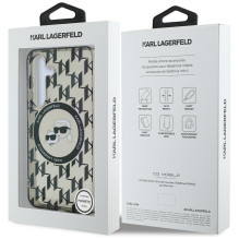 KARL LAGERFELD case for SAMSUNG S25 KLHMS25SHMCKMHK (Magnetic IML Metal Monogram KC Heads) black KARL LAGERFELD case for SAMSUNG S25 KLHMS25SHMCKMHK (Magnetic IML Metal Monogram KC Heads) black