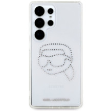 KARL LAGERFELD case for SAMSUNG S25 Ultra KLHCS25LHKHDCELT (IML Rhinestones K Head) transparent KARL LAGERFELD case for SAMSUNG S25 Ultra KLHCS25LHKHDCELT (IML Rhinestones K Head) transparent