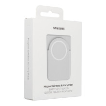 „Samsung“ magnetinis belaidis akumuliatorių blokas 15 W / 25 W 5000 mAh EB-U2500XJEGWW pilkas lizdas