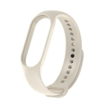 Silikoninis dirželis, skirtas XIAOMI Mi Band 5 / 6 / 7 smėlio spalvos (11)