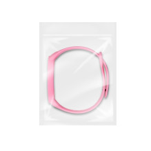 Silicone strap for XIAOMI Mi Band 5 / 6 / 7 pink (37)