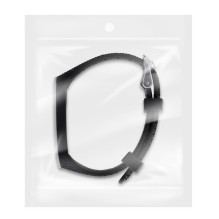 Elastomerinis dirželis LIFESTYLE, skirtas XIAOMI Mi Band 5 / 6, juodas (03)