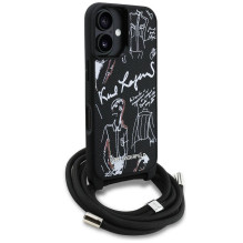 KARL LAGERFELD case for IPHONE 16 KLHCP16SPGGRMPCK compatible with MagSafe (CRSSBY Grained PU W / Pattern & Logo) bl KARL LAGERFELD case for IPHONE 16 KLHCP16SPGGRMPCK compatible with MagSafe (CRSSBY Grained PU W / Pattern & Logo) bl