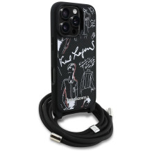KARL LAGERFELD case for IPHONE 16 PRO KLHCP16LPGGRMPCK compatible with MagSafe (CRSSBY Grained PU W / Pattern & Logo KARL LAGERFELD case for IPHONE 16 PRO KLHCP16LPGGRMPCK compatible with MagSafe (CRSSBY Grained PU W / Pattern & Logo