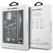 KARL LAGERFELD case for IPHONE 16 PRO KLHCP16LPGGRMPCK compatible with MagSafe (CRSSBY Grained PU W / Pattern & Logo KARL LAGERFELD case for IPHONE 16 PRO KLHCP16LPGGRMPCK compatible with MagSafe (CRSSBY Grained PU W / Pattern & Logo