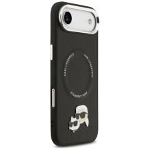KARL LAGERFELD case for IPHONE 17 Air compatible with MagSafe KLHMP17MPSMLRKCK (PU K&C PINS) black KARL LAGERFELD case for IPHONE 17 Air compatible with MagSafe KLHMP17MPSMLRKCK (PU K&C PINS) black