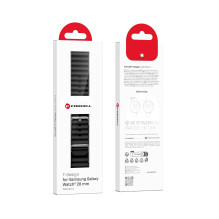 Strap to Samsung Galaxy Watch Forcell Forcell F-Design FS01 silicone holes 20 mm black