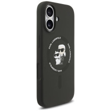 KARL LAGERFELD dėklas, skirtas IPHONE 17, suderinamas su „MagSafe KLHMP17SSCMKCRHK“ (silikono KC korpuso žiedas), juodas KARL LAGERFELD dėklas, skirtas IPHONE 17, suderinamas su „MagSafe KLHMP17SSCMKCRHK“ (silikono KC korpuso žiedas), juodas