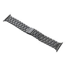 „Apple Watch Forcell F-Design FA10“ dirželis, plieninis užsegimas, 42 / 44 / 45 / 49 mm, juodas