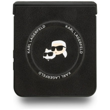 KARL LAGERFELD case for SAMSUNG Z Flip7 compatible with MagSafe KLHMZF7PSMLRKCK (PU K&C PINS) black KARL LAGERFELD case for SAMSUNG Z Flip7 compatible with MagSafe KLHMZF7PSMLRKCK (PU K&C PINS) black