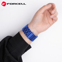 Strap to Apple Watch Forcell F-Design FA10 steel clasp 38 / 40 / 41 mm blue Strap to Apple Watch Forcell F-Design FA10 steel clasp 38 / 40 / 41 mm blue