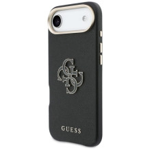 GUESS dėklas, skirtas IPHONE 17 Air GUHCP17M5PS4RGGK (PU FW Resin Logo) juodas