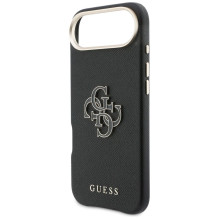 GUESS dėklas, skirtas IPHONE 17 Air GUHCP17M5PS4RGGK (PU FW Resin Logo) juodas