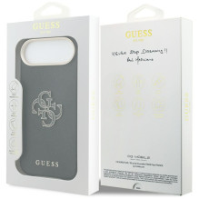 GUESS dėklas, skirtas IPHONE 17 Air GUHCP17M5PS4RGGK (PU FW Resin Logo) juodas