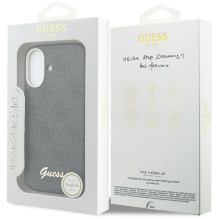 GUESS case for IPHONE 17 compatible with MagSafe GUHMP17S5P4FWMSK (PU FW 4G Script) black