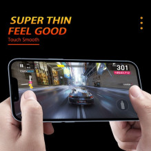 „Bestsuit“ lankstus hibridinis 5D stiklas Apple iPhone 12 / 12 Pro, juodas „Bestsuit“ lankstus hibridinis 5D stiklas Apple iPhone 12 / 12 Pro, juodas