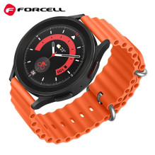 Strap to Samsung Galaxy Watch Forcell Forcell F-Design FS01 silicone holes 22 mm orange