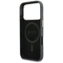 GUESS case for IPHONE 17 Pro Max compatible with MagSafe GUHMP17X5P4FWMSK (PU FW 4G Script) black