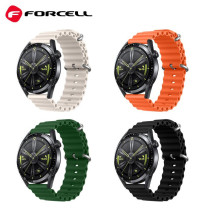Dirželis „Samsung Galaxy Watch Forcell Forcell F-Design FS01“ su silikoninėmis skylutėmis, 22 mm, oranžinis Dirželis „Samsung Galaxy Watch Forcell Forcell F-Design FS01“ su silikoninėmis skylutėmis, 22 mm, oranžinis
