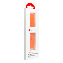 Strap to Samsung Galaxy Watch Forcell Forcell F-Design FS01 silicone holes 22 mm orange