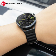 Strap to Samsung Galaxy Watch Forcell F-Design FS05 polyester fiber buckle 20 mm black