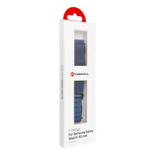 Strap to Samsung Galaxy Watch Forcell F-Design FS05 polyester fiber buckle 20 mm navy