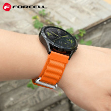 Strap to Samsung Galaxy Watch Forcell F-Design FS05 polyester fiber buckle 22 mm orange Strap to Samsung Galaxy Watch Forcell F-Design FS05 polyester fiber buckle 22 mm orange