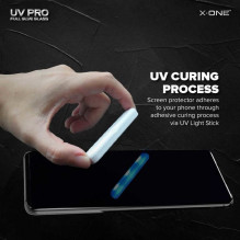UV PRO grūdintas stiklas X-ONE - skirtas „Samsung Galaxy S9“ (tinka dėklams) UV PRO grūdintas stiklas X-ONE - skirtas „Samsung Galaxy S9“ (tinka dėklams)