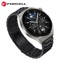Strap to Samsung Galaxy Watch Forcell F-Design FS06 steel clasp 20 mm black Strap to Samsung Galaxy Watch Forcell F-Design FS06 steel clasp 20 mm black