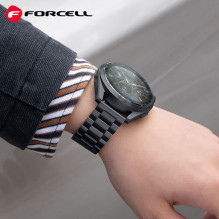 Strap to Samsung Galaxy Watch Forcell F-Design FS06 steel clasp 20 mm black Strap to Samsung Galaxy Watch Forcell F-Design FS06 steel clasp 20 mm black