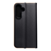 Flip case for Samsung S25 Luna Book Gold black
