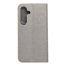 Flip case for Samsung S25 Luna Book Gold silver