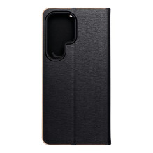 Flip case for Samsung S25 ULTRA Luna Book Gold black Flip case for Samsung S25 ULTRA Luna Book Gold black