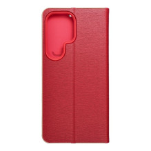 Flip case for Samsung S25 ULTRA Luna Book Gold red