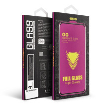 OG 6D Premium Glass - skirtas iPhone 16 Pro / 17 juodas OG 6D Premium Glass - skirtas iPhone 16 Pro / 17 juodas