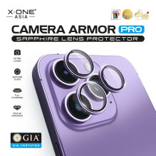 X-ONE Sapphire Camera Armor Pro - for iPhone 16e / 17e - silver X-ONE Sapphire Camera Armor Pro - for iPhone 16e / 17e - silver