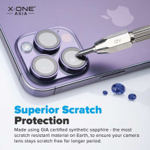 „X-ONE Sapphire Camera Armor Pro“ – skirtas „iPhone 16e / 17e“ – sidabrinis „X-ONE Sapphire Camera Armor Pro“ – skirtas „iPhone 16e / 17e“ – sidabrinis