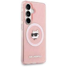 KARL LAGERFELD case for SAMSUNG S26 Plus KLHMS26MHMKBCHOP (Magnetic IML Repeated Logo and Choupette) pink KARL LAGERFELD case for SAMSUNG S26 Plus KLHMS26MHMKBCHOP (Magnetic IML Repeated Logo and Choupette) pink