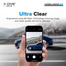 X-ONE Sapphire Camera Armor Pro - for iPhone 16e / 17e - silver X-ONE Sapphire Camera Armor Pro - for iPhone 16e / 17e - silver