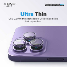 X-ONE Sapphire Camera Armor Pro - for iPhone 16e / 17e - silver X-ONE Sapphire Camera Armor Pro - for iPhone 16e / 17e - silver