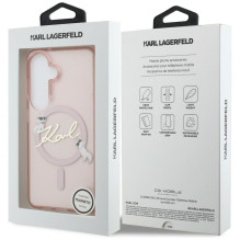 KARL LAGERFELD dėklas, skirtas SAMSUNG S26 KLHMS26S5HKSCAP (magnetinis IML KC Script), rožinis KARL LAGERFELD dėklas, skirtas SAMSUNG S26 KLHMS26S5HKSCAP (magnetinis IML KC Script), rožinis