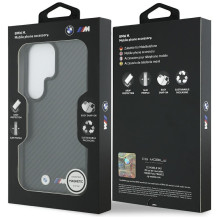 BMW case for SAMSUNG S26 Ultra BMHMS26L24CFMMK (Magnetic Kevlar W / Logo) black BMW case for SAMSUNG S26 Ultra BMHMS26L24CFMMK (Magnetic Kevlar W / Logo) black