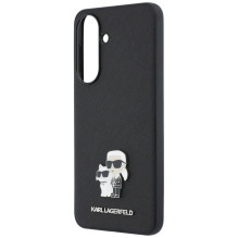 KARL LAGERFLED case for SAMSUNG A37 KLHCSA37PSAKCMPK (Saffiano W / K&amp;C Metal Logo) black