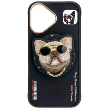 NIMMY case GLASSES COOL DOG compatible with MagSafe for IPHONE 16 black NIMMY case GLASSES COOL DOG compatible with MagSafe for IPHONE 16 black