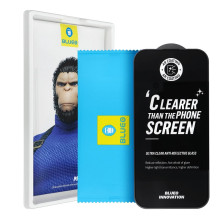 5D Mr. Monkey Glass - Apple iPhone 17 Pro Max black (Strong Premium Ultra Clear AR)