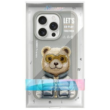 NIMMY case COOL&CUTE 2.0 Bear for IPHONE 15 Pro gray NIMMY case COOL&CUTE 2.0 Bear for IPHONE 15 Pro gray