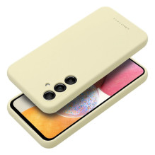 ROAR dėklas CLOUD SKIN, skirtas SAMSUNG A14 4G / A14 5G, šviesiai geltonas ROAR dėklas CLOUD SKIN, skirtas SAMSUNG A14 4G / A14 5G, šviesiai geltonas