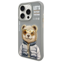 NIMMY case COOL&CUTE 2.0 Bear for IPHONE 15 Pro Max gray NIMMY case COOL&CUTE 2.0 Bear for IPHONE 15 Pro Max gray